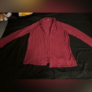 Woman’s Talbots open front collared cardigan in size 1x